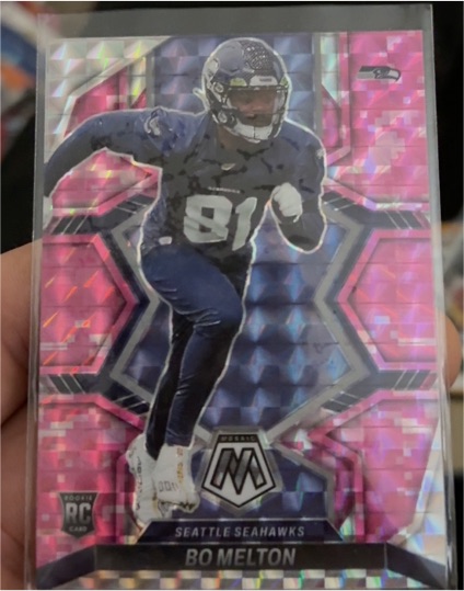 2022 Panini Mosaic #348 Bo Melton — front