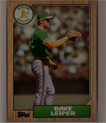 1987 Topps #441 Dave Leiper — front