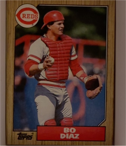 1987 Topps #41 Bo Diaz — front