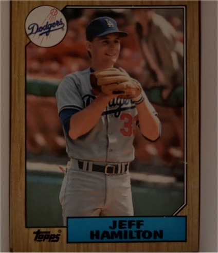 1987 Topps #266 Jeff Hamilton — front