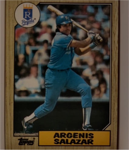1987 Topps #533 Argenis Salazar — front