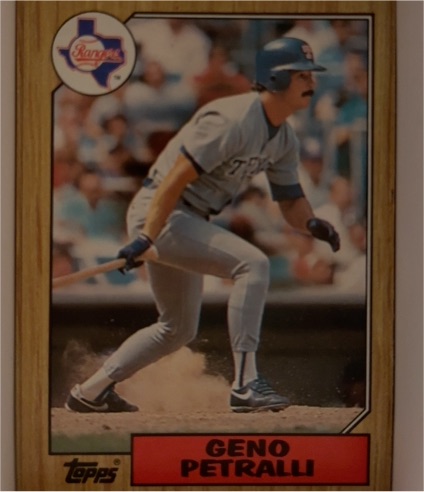 1987 Topps #388 Geno Petralli — front