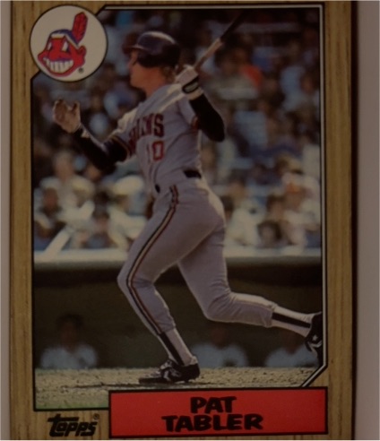 1987 Topps #575 Pat Tabler — front