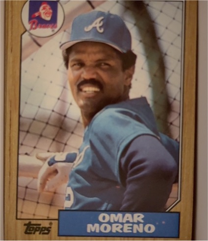 1987 Topps #214 Omar Moreno — front