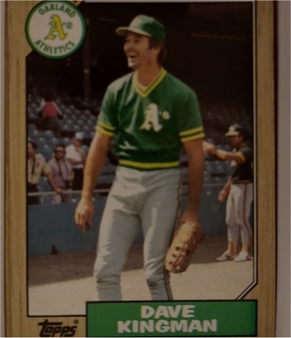 1987 Topps #709 Dave Kingman — front