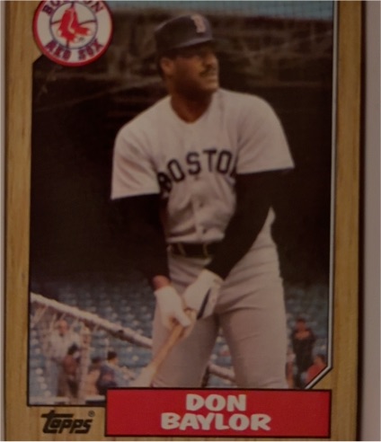 1987 Topps #230 Don Baylor — front