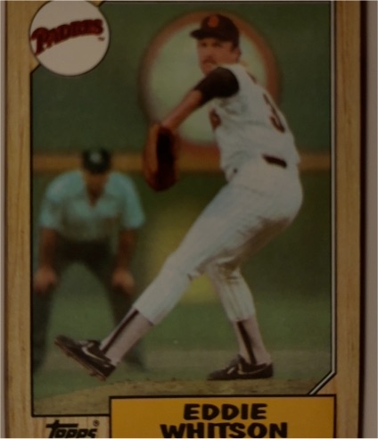 1987 Topps #155 Eddie Whitson — front