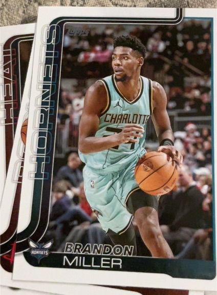 2025-26 Topps #68 Brandon Miller — front