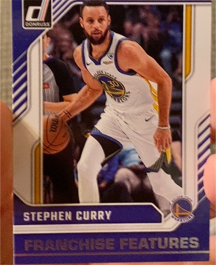 2024-25 Donruss #29 Stephen Curry Franchise Features — front