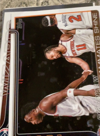 2025-26 Topps #274 Big Apple W: Knicks Teammates Shine — front
