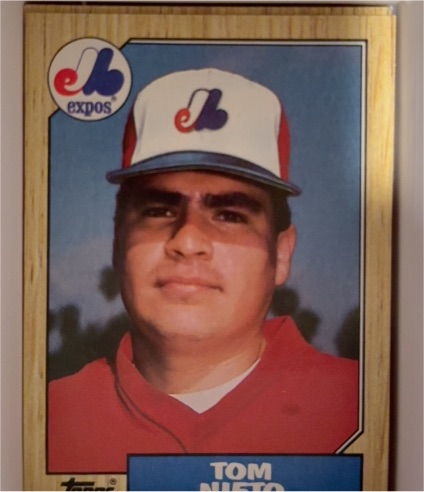 1987 Topps #416 Tom Nieto — front