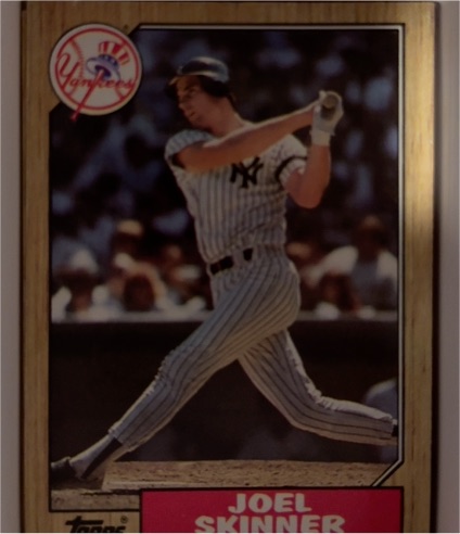 1987 Topps #626 Joel Skinner — front