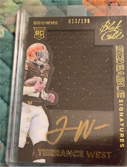2014 Panini Black Gold #013 Terrance West — front