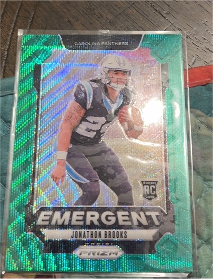 2024 Panini Prizm #9 Jonathon Brooks Emergent — front