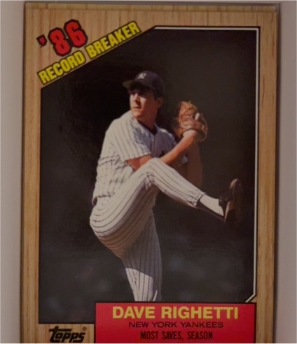 1987 Topps #5 Dave Righetti — front