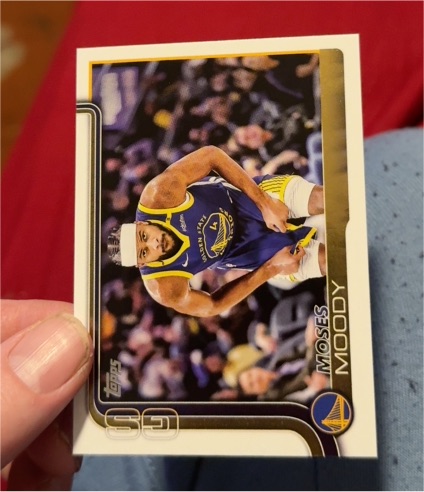 2025-26 Topps #140 Moses Moody — front