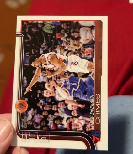 2025-26 Topps #25 Quentin Grimes — front