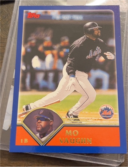 2003 Topps #87 Mo Vaughn — front