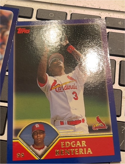 2003 Topps #35 Edgar Renteria — front