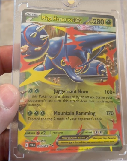2015 Pokémon Mega Evolutions #004 Mega Heracross ex — front