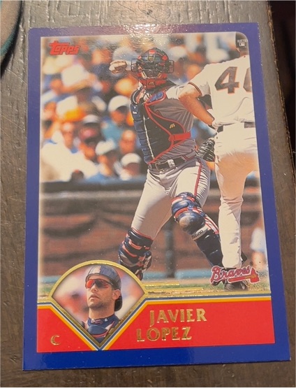 2003 Topps #43 Javier Lopez — front
