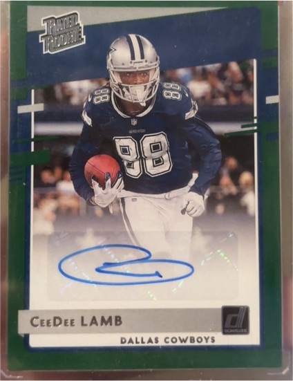 2020 Panini Donruss Rated Rookie #306 CeeDee Lamb — front