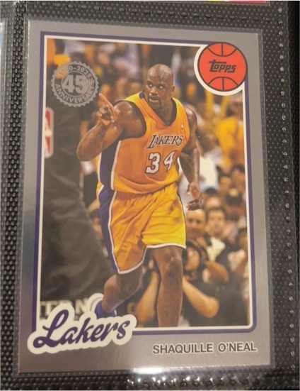 2025-26 Topps #80BK-4 Shaquille O'Neal 1980-81 Topps Basketball — front