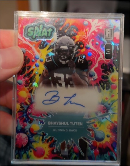 2025 Wild Card Splat #SBRBW08-BTA Bhayshul Tuten — front
