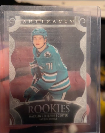 2024 Upper Deck Artifacts Rookies Macklin Celebrini — front