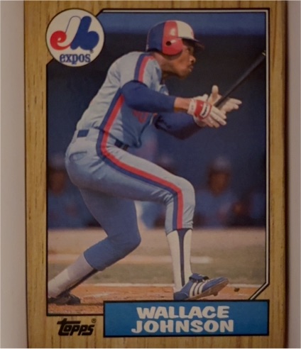 1987 Topps #588 Wallace Johnson — front