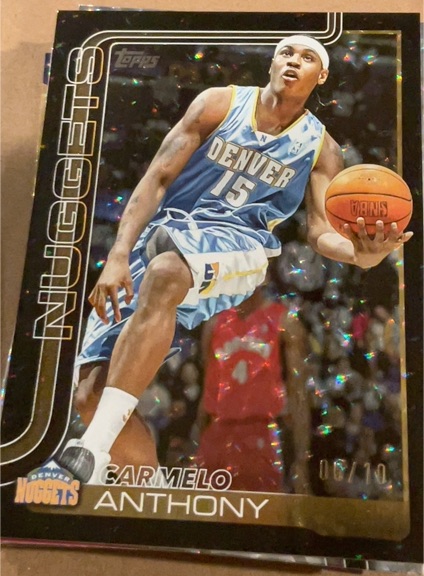 2025-26 Topps #256 Carmelo Anthony — front