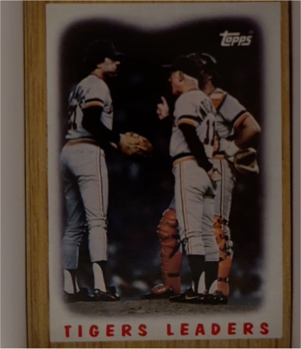 1987 Topps #631 Tigers Leaders — front