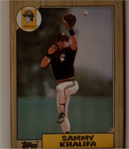 1987 Topps #164 Sammy Khalifa — front
