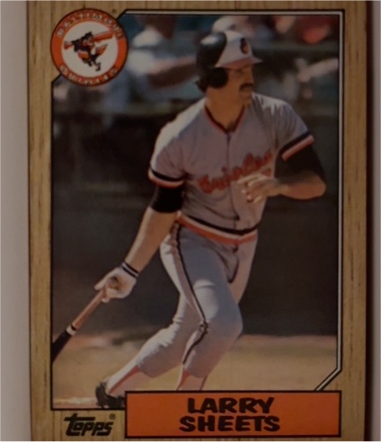 1987 Topps #552 Larry Sheets — front
