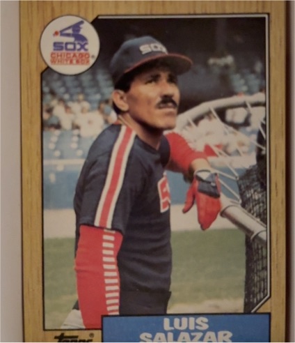 1987 Topps #454 Luis Salazar — front