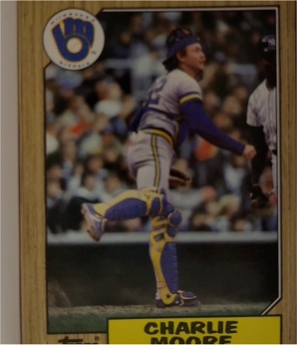 1987 Topps #676 Charlie Moore — front