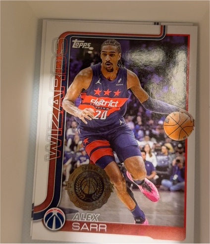 2025-26 Topps #96 Alex Sarr — front
