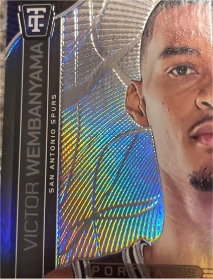 2024-25 Panini Totally Certified Portraits #7 Victor Wembanyama — front