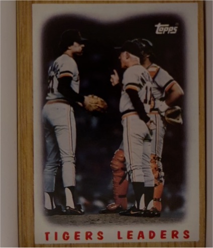 1987 Topps #631 Tigers Leaders Sparky Anderson — front