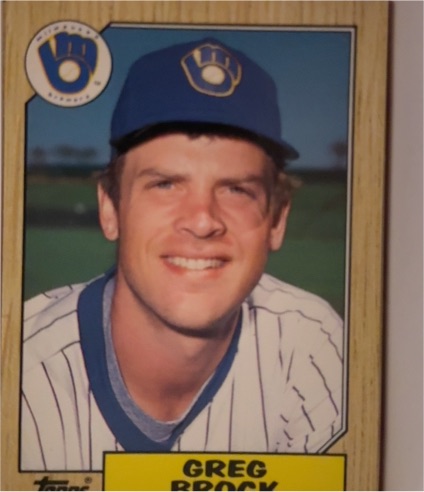 1987 Topps Traded #9T Greg Brock — front