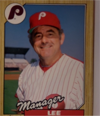1985 Topps #N/A Lee Manager Philadelphia Phillies — front
