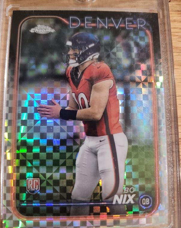 2024 Topps Chrome #206 Bo Nix — front
