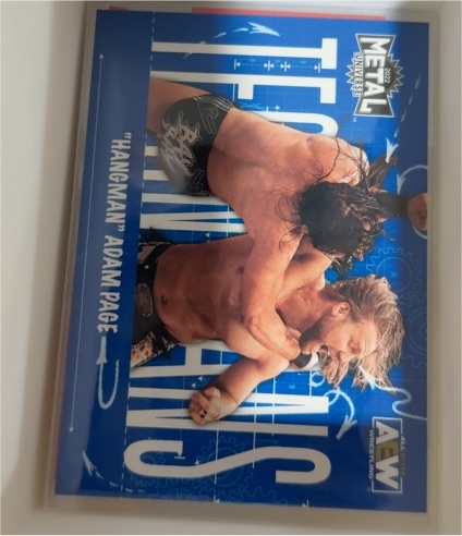 2022 SkyBox AEW Metal Universe #TN-17 Hangman Adam Page — front