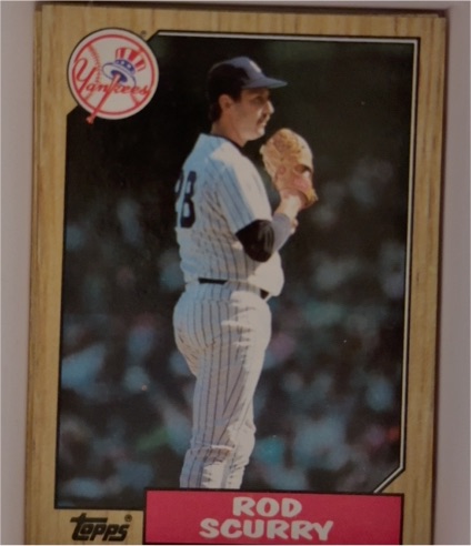 1987 Topps #665 Rod Scurry — front