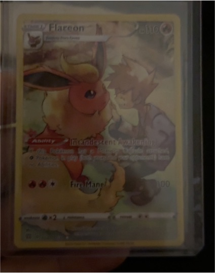 2022 Pokémon TCG Brilliant Stars Trainer Gallery #TG01 Flareon — front