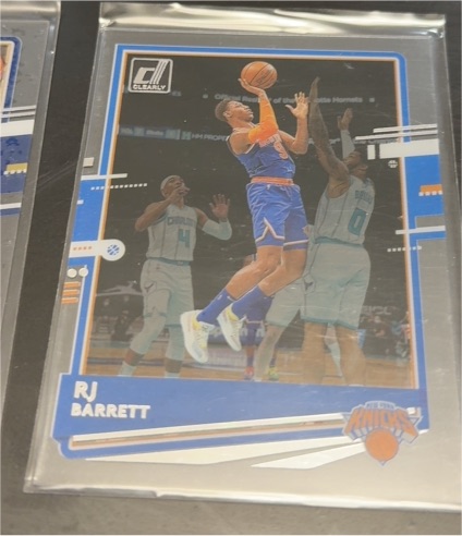 2020-21 Panini Clearly Donruss #27 RJ Barrett — front
