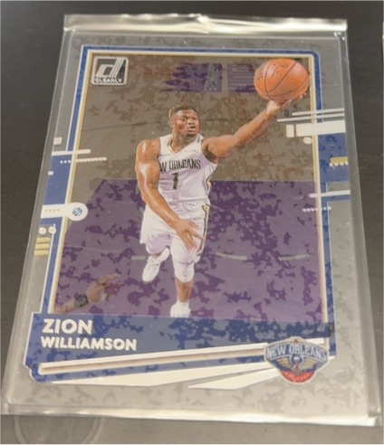 2020-21 Donruss Clearly #7 Zion Williamson — front