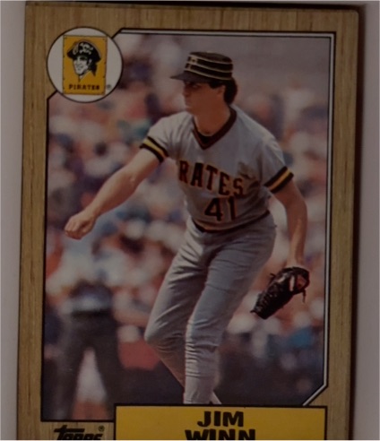 1987 Topps #262 Jim Winn — front