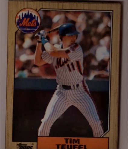 1987 Topps #158 Tim Teufel — front