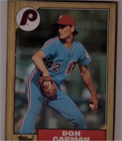 1987 Topps #355 Don Carman — front